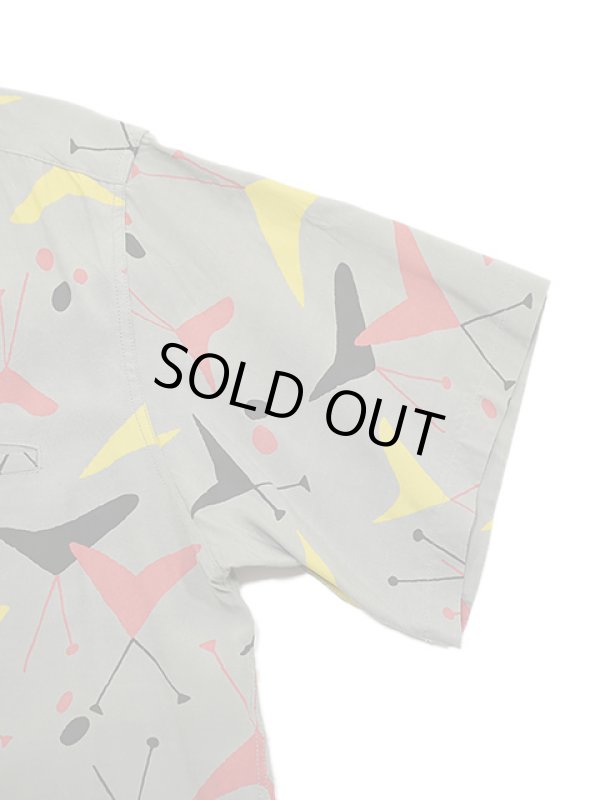 画像5: 【 STAR OF HOLLYWOOD（スターオブハリウッド） 】　S/S OPEN SHIRTS　[ ATOMIC ] [ GRAY ]