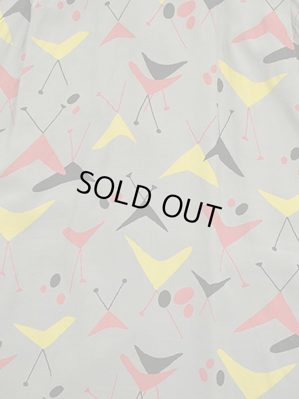 画像6: 【 STAR OF HOLLYWOOD（スターオブハリウッド） 】　S/S OPEN SHIRTS　[ ATOMIC ] [ GRAY ]