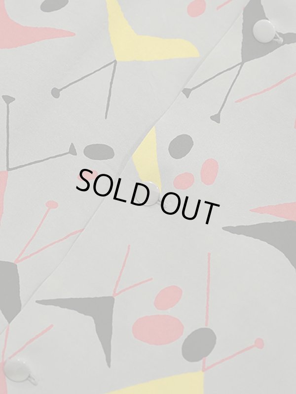 画像7: 【 STAR OF HOLLYWOOD（スターオブハリウッド） 】　S/S OPEN SHIRTS　[ ATOMIC ] [ GRAY ]