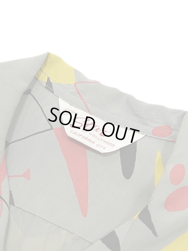 画像8: 【 STAR OF HOLLYWOOD（スターオブハリウッド） 】　S/S OPEN SHIRTS　[ ATOMIC ] [ GRAY ]