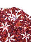 画像3: 【 STAR OF HOLLYWOOD（スターオブハリウッド） 】　S/S TYPEWRITER COTTON OPEN SHIRT　[ BLUE HAWAII ] [ RED ]