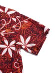 画像5: 【 STAR OF HOLLYWOOD（スターオブハリウッド） 】　S/S TYPEWRITER COTTON OPEN SHIRT　[ BLUE HAWAII ] [ RED ]