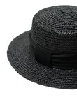 画像2: 【 SAMURAI JEANS（サムライジーンズ） 】 ラフィアハット [ Raffia Hat ] [ BLACK ]