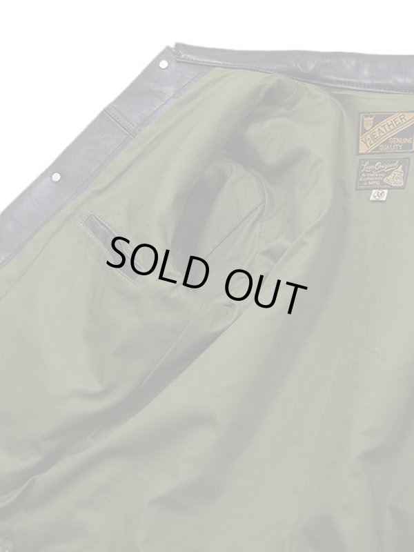 画像32: 【 LUA × Y'2 LEATHER（ルア × ワイツーレザー） 】 　【 Lua別注 】 1st Type Leather Jacket [ WW2 Model ] ( 大戦モデル ) [ Semi Aniline Horse Light (丘染め) ] [ Lot.21 ]