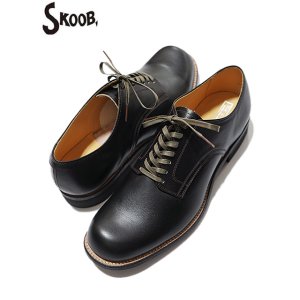 画像: 【 予約商品 (9月頃予定) 】 【 SKOOB, （スクーブ） 】　USMC Service Shoes　[ "BOADED" KIP LEATHER ]