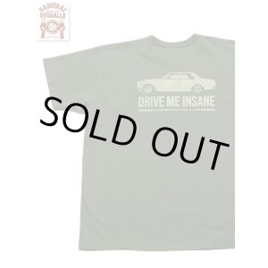 画像: 【 SAMURAI JEANS（サムライジーンズ） 】　プリントTシャツ [ DRIVE ME INSANE ] [ MOSS GREEN ] 【 メール便可 】