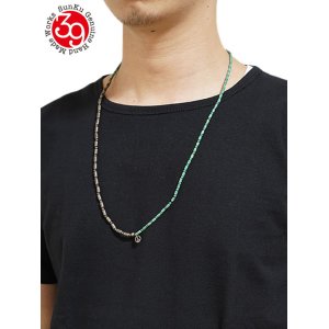 画像: 【 Sunku（サンク） 】 シルバー & ターコイズネックレス [ Silver & Turquoise Necklace ] [ 73cm ]