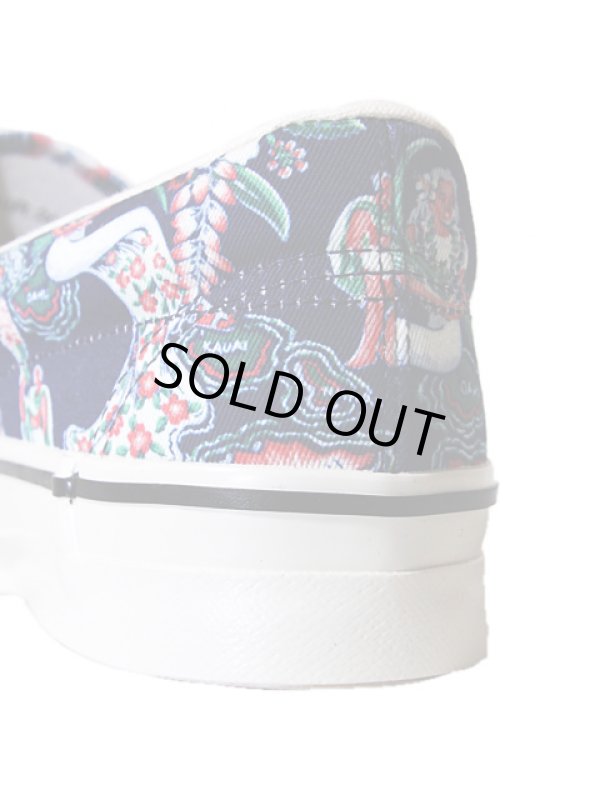 画像5: 【 SUN SURF（サンサーフ） 】　アロハ柄スニーカー　SLIP-ON　[ ALOHA QUEEN ] [ NAVY ]