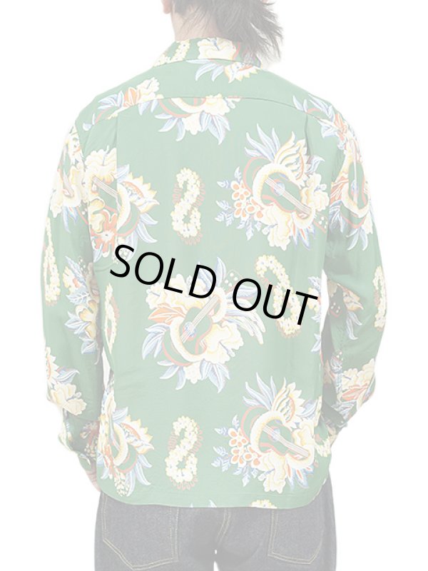 画像2: 【 SUN SURF（サンサーフ） 】 長袖アロハシャツ L/S HAWAIIAN SHIRT [ MACINTOSH UKULELE ]