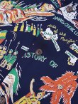 画像6: 【 SUN SURF（サンサーフ） 】 長袖アロハシャツ L/S HAWAIIAN SHIRT [ HISTORY OF THE ISLANDS ] [ NAVY ]