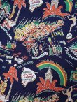 画像7: 【 SUN SURF（サンサーフ） 】 長袖アロハシャツ L/S HAWAIIAN SHIRT [ HISTORY OF THE ISLANDS ] [ NAVY ]