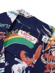 画像8: 【 SUN SURF（サンサーフ） 】 長袖アロハシャツ L/S HAWAIIAN SHIRT [ HISTORY OF THE ISLANDS ] [ NAVY ]