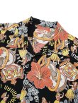 画像3: 【 SUN SURF（サンサーフ） 】 長袖アロハシャツ L/S HAWAIIAN SHIRT [ LOVELY HULA HANDS ] [ BLACK ]