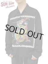 画像: 【 SUN SURF SPECIAL EDITION（サンサーフスペシャルエディション） 】　長袖アロハシャツ　[ DRAGON ]　【 ARTVOGUE 】 [ BLACK ]