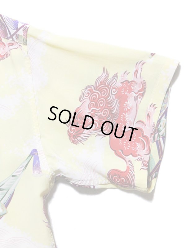 画像5: 【 SUN SURF（サンサーフ） 】　半袖アロハシャツ　S/S HAWAIIAN SHIRT　[ ORIENTAL FESTIVAL ]　[ YELLOW ]