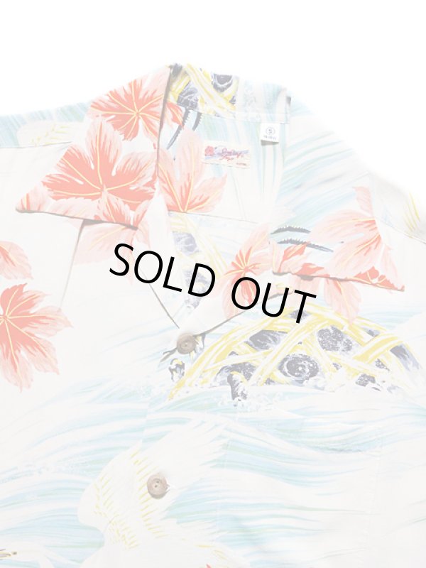 画像3: 【 SUN SURF（サンサーフ） 】　半袖アロハシャツ　S/S HAWAIIAN SHIRT　[ WHEELING EGRET ]　[ OFF WHITE ]