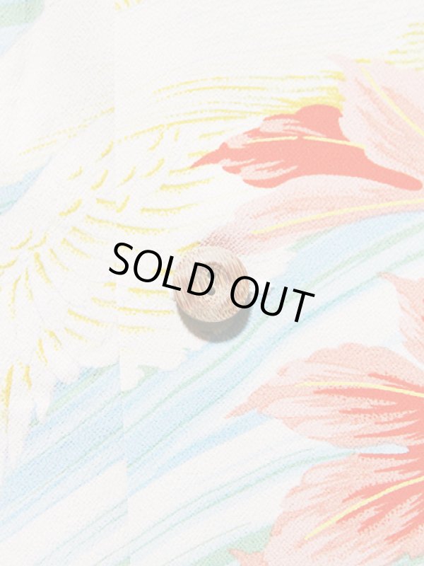 画像7: 【 SUN SURF（サンサーフ） 】　半袖アロハシャツ　S/S HAWAIIAN SHIRT　[ WHEELING EGRET ]　[ OFF WHITE ]