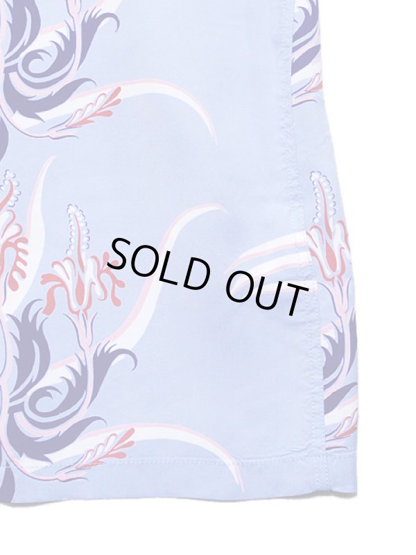 画像6: 【 SUN SURF（サンサーフ） 】　半袖アロハシャツ　S/S HAWAIIAN SHIRT　[ CORAL HIBISCUS ]　[ BLUE ]