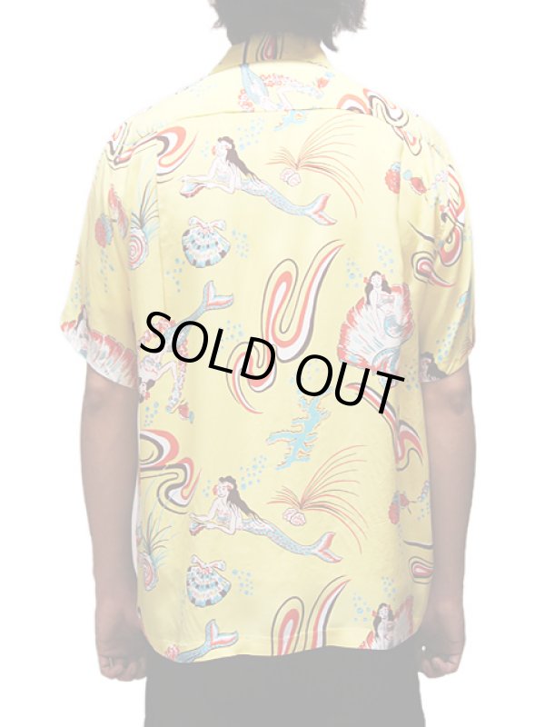 画像2: 【 SUN SURF（サンサーフ） 】　半袖アロハシャツ　S/S HAWAIIAN SHIRT　[ MERMAIDS ]　[ YELLOW ]