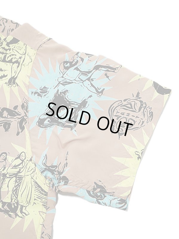 画像5: 【 KEONI OF HAWAII（ケオニオブハワイ） 】 半袖アロハシャツ [ GAUGUIN WOODCUT III ] [ JOHN MEIGS ]