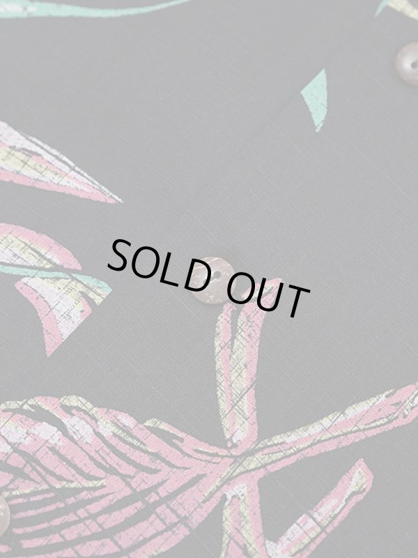 画像7: 【 SUN SURF（サンサーフ） 】　コットンリネンアロハシャツ　S/S HAWAIIAN SHIRT　[ BIRD OF PARADISE ]