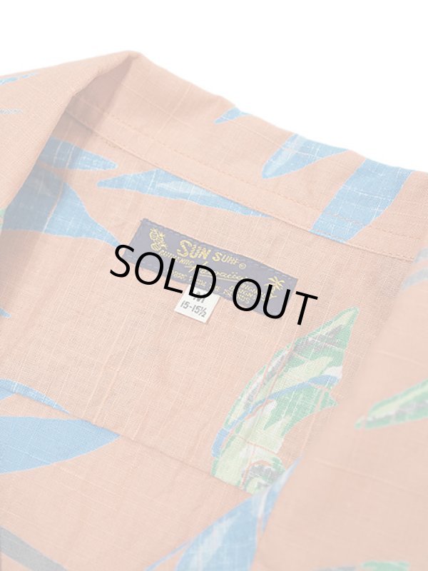 画像8: 【 SUN SURF（サンサーフ） 】　コットンリネンアロハシャツ　S/S HAWAIIAN SHIRT　[ BIRD OF PARADISE ]