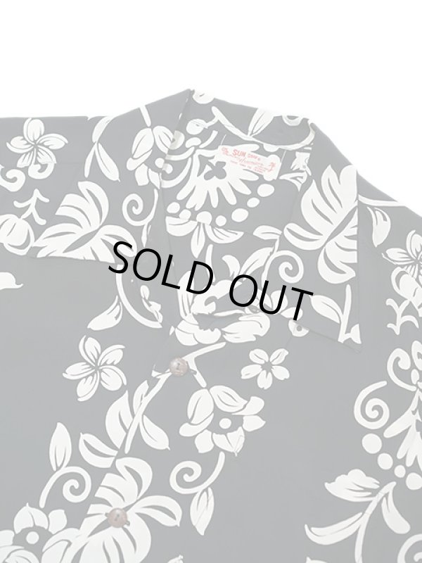 画像3: 【 SUN SURF（サンサーフ） 】 半袖アロハシャツ S/S HAWAIIAN SHIRT [ HAWAIIAN SKULL BORDER ] [ BLACK ]