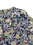 画像3: 【 SUN SURF（サンサーフ） 】 半袖アロハシャツ S/S HAWAIIAN SHIRT [ LEILANI ] [ NAVY ]