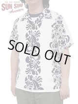 画像: 【 SUN SURF（サンサーフ） 】 半袖アロハシャツ S/S HAWAIIAN SHIRT [ TAHITIAN PRINT ] [ OFF WHITE ]