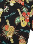 画像4: 【 SUN SURF（サンサーフ） 】 半袖アロハシャツ S/S HAWAIIAN SHIRT [ HAWAII MUSICAL ] [ BLACK ]