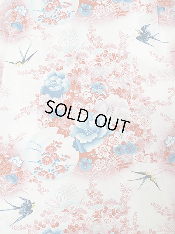 画像6: 【 SUN SURF（サンサーフ） 】　半袖アロハシャツ　S/S HAWAIIAN SHIRT　[ SWALLOWS FLY AROUND ]　[ RED ]