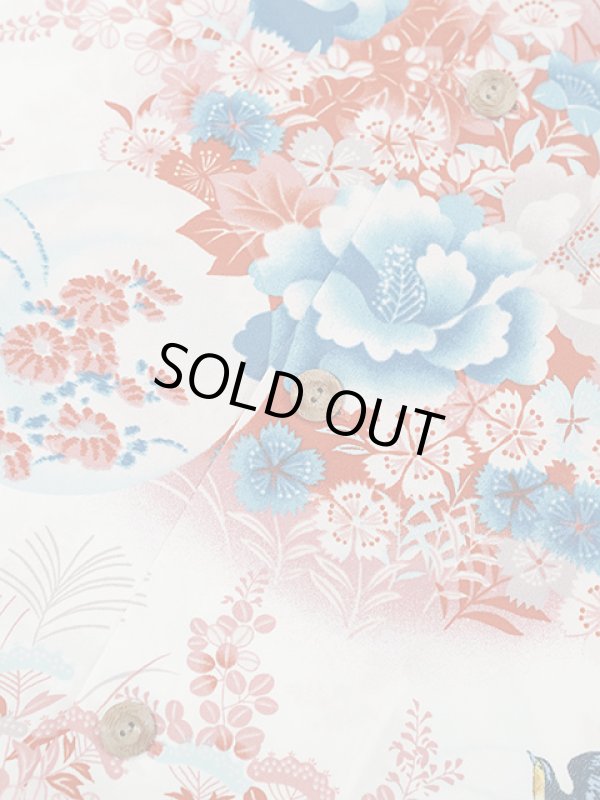 画像7: 【 SUN SURF（サンサーフ） 】　半袖アロハシャツ　S/S HAWAIIAN SHIRT　[ SWALLOWS FLY AROUND ]　[ RED ]