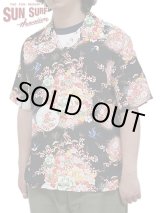 画像: 【 SUN SURF（サンサーフ） 】　半袖アロハシャツ　S/S HAWAIIAN SHIRT　[ SWALLOWS FLY AROUND ]　[ BLACK ]