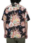 画像2: 【 SUN SURF（サンサーフ） 】　半袖アロハシャツ　S/S HAWAIIAN SHIRT　[ SWALLOWS FLY AROUND ]　[ BLACK ]