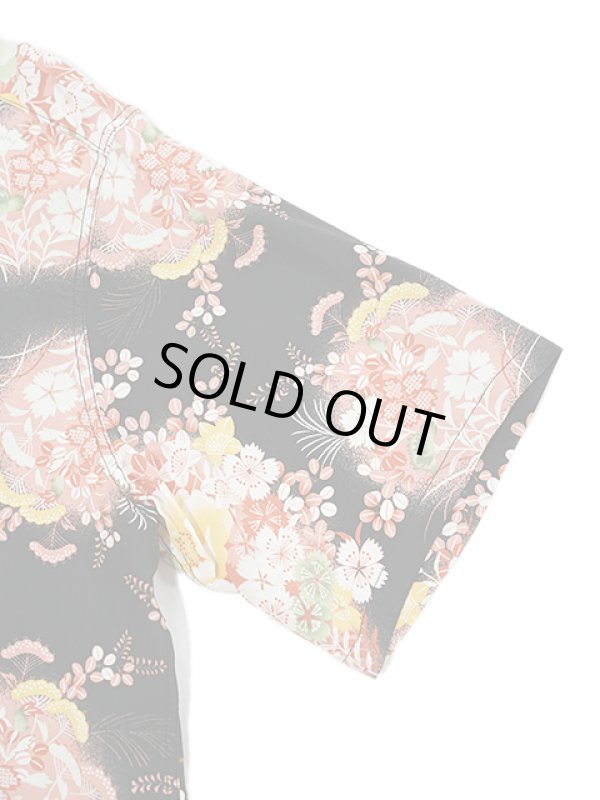 画像5: 【 SUN SURF（サンサーフ） 】　半袖アロハシャツ　S/S HAWAIIAN SHIRT　[ SWALLOWS FLY AROUND ]　[ BLACK ]