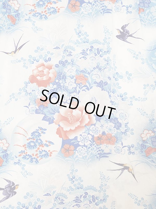 画像6: 【 SUN SURF（サンサーフ） 】　半袖アロハシャツ　S/S HAWAIIAN SHIRT　[ SWALLOWS FLY AROUND ]　[ BLUE ]