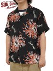 画像1: 【 SUN SURF（サンサーフ） 】 半袖アロハシャツ S/S HAWAIIAN SHIRT [ ISLAND BLOOM ] [ BLACK ]