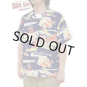 画像: 【 SUN SURF（サンサーフ） 】 半袖アロハシャツ S/S HAWAIIAN SHIRT [ MOORISH IDOL ] [ NAVY ]