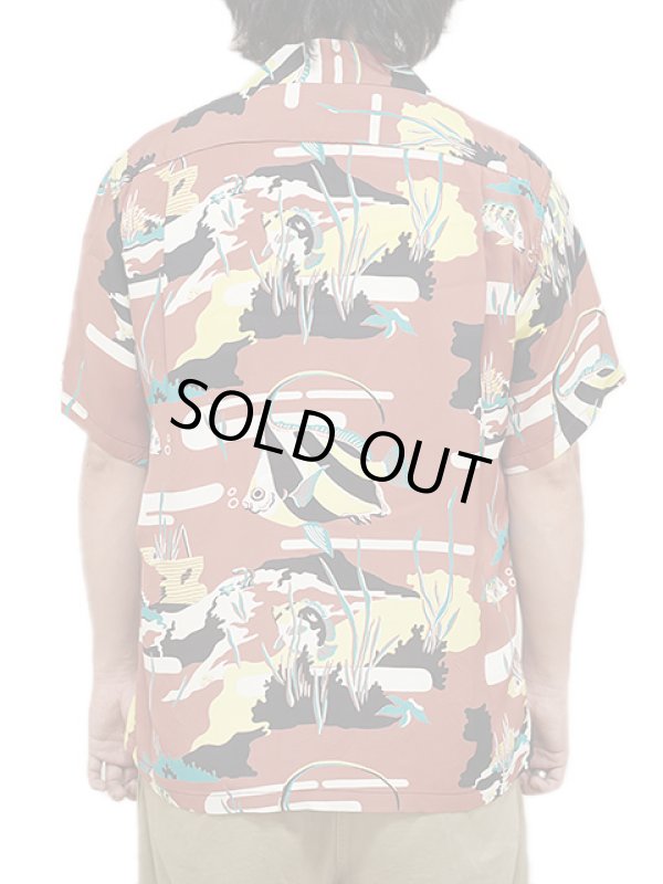 画像2: 【 SUN SURF（サンサーフ） 】 半袖アロハシャツ S/S HAWAIIAN SHIRT [ MOORISH IDOL ] [ BROWN ]