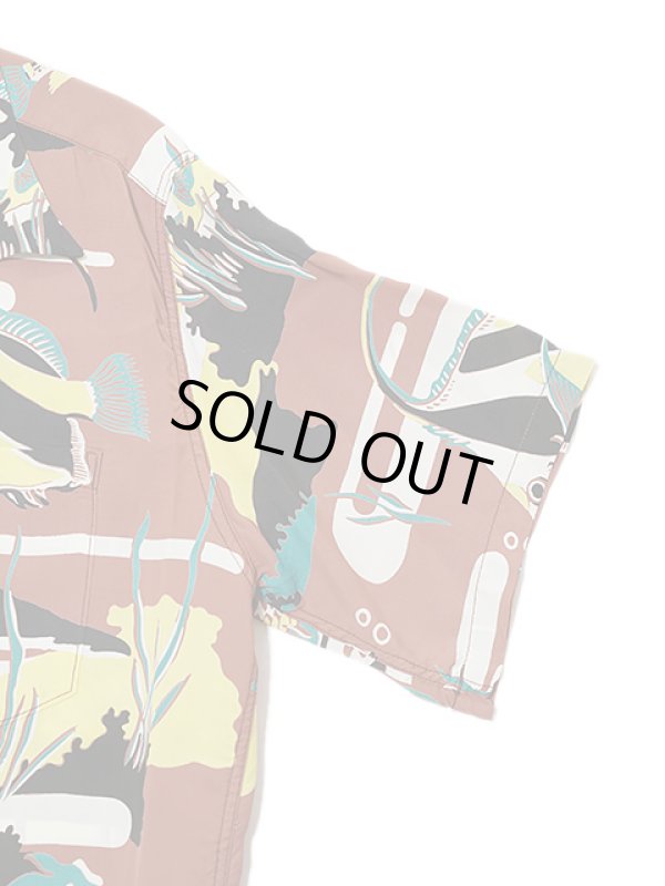 画像5: 【 SUN SURF（サンサーフ） 】 半袖アロハシャツ S/S HAWAIIAN SHIRT [ MOORISH IDOL ] [ BROWN ]