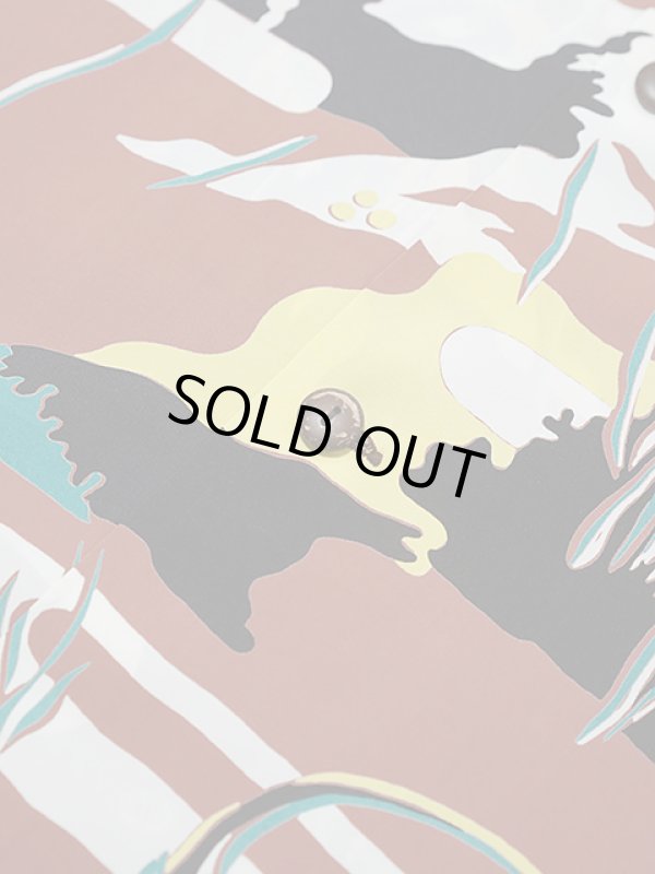 画像7: 【 SUN SURF（サンサーフ） 】 半袖アロハシャツ S/S HAWAIIAN SHIRT [ MOORISH IDOL ] [ BROWN ]