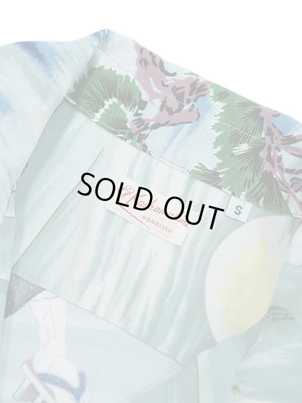 画像8: 【 SUN SURF SPECIAL EDITION（サンサーフスペシャルエディション） 】　半袖アロハシャツ　[ USHIWAKAMARU FIGHTING BENKEI ]　【 KAIKAMAHINE 】