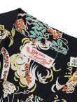 画像8: 【 SUN SURF（サンサーフ） 】　半袖アロハシャツ　S/S HAWAIIAN SHIRT　[ MOEUHANE -DREAM CASTLE- ]　[ BLACK ]