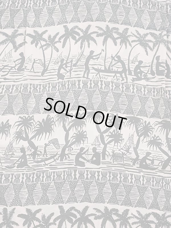 画像7: 【 SUN SURF（サンサーフ） 】　半袖アロハシャツ　S/S HAWAIIAN SHIRT　[ ISLAND CLASSIC BORDER ]　[ PINK ]