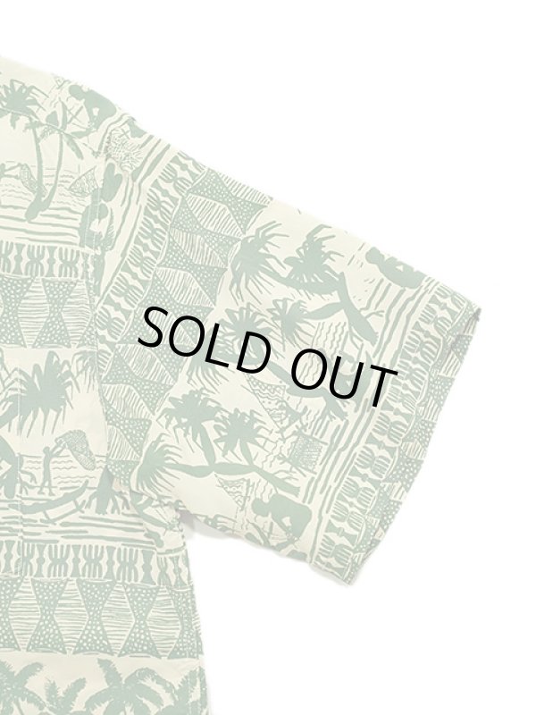 画像5: 【 SUN SURF（サンサーフ） 】　半袖アロハシャツ　S/S HAWAIIAN SHIRT　[ ISLAND CLASSIC BORDER ]　[ BEIGE ]
