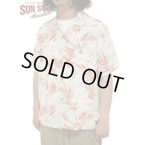 画像: 【 SUN SURF（サンサーフ） 】　半袖アロハシャツ　S/S HAWAIIAN SHIRT　[ WHITE EGRET ]　[ GRAY ]