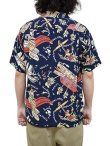 画像2: 【 SUN SURF（サンサーフ） 】　半袖アロハシャツ　S/S HAWAIIAN SHIRT　[ SOUTH SEA TRADER ]　[ NAVY ]