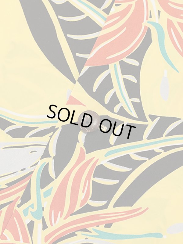 画像7: 【 SUN SURF（サンサーフ） 】　半袖アロハシャツ　S/S HAWAIIAN SHIRT　[ BIRD OF PARADISE ]　[ YELLOW ]