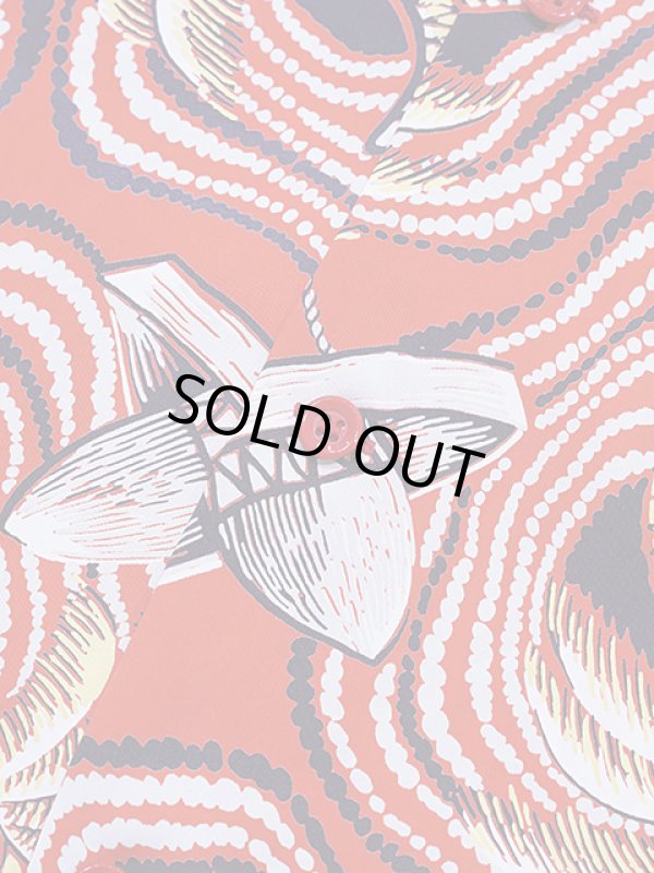 画像7: 【 SUN SURF（サンサーフ） 】　半袖アロハシャツ　S/S HAWAIIAN SHIRT　[ PANIOLO COUNTRY ]　[ RED ]