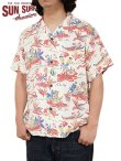 画像1: 【 SUN SURF（サンサーフ） 】　半袖アロハシャツ　S/S HAWAIIAN SHIRT　[ HAWAIIAN HULA ]　[ OFF WHITE ]
